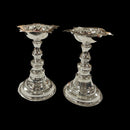 925 Sterling Silver Hallmarked Small Star Samai Set / Kuthu Vilakku Pair