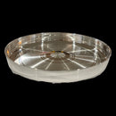 999 Pure Silver Hallmarked Light Weight Indian Dinner Thali - Style