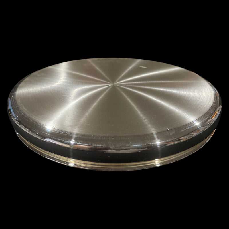 999 Pure Silver Hallmarked Heavy Dinner Plate (Indian Thali) - Style