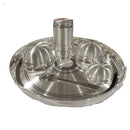 999 Pure Silver 11.0 Inch Hallmarked Lightweight Indian Thali Dinner Set - Set