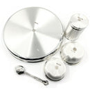 999 Pure Silver 9.0 Inch Hallmarked Lightweight Indian Thali Youth Dinner Set - Set