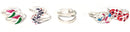 925 Sterling Silver Toe-rings (Set Of Five Pairs)- Set