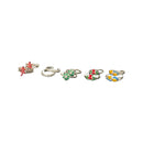 925 Sterling Silver Toe-rings (Pack of 5 Pairs)- Set