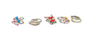 925 Sterling Silver Toe-rings (Pack of 5 Pairs)- Set