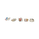 925 Sterling Silver Toe-rings (Pack of 5 Pairs)- Set