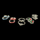 925 Sterling Silver Toe-rings (Pack of 5 Pairs)- Set