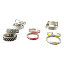 925 Sterling Silver Toe-rings (Pack of 5 Pairs)- Set