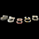 925 Sterling Silver Toe-rings (Pack of 5 Pairs)- Set
