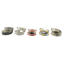 925 Sterling Silver Toe-rings (Pack of 5 Pairs)- Set
