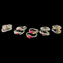 925 Sterling Silver Toe-rings (Pack of 5 Pairs)- Set