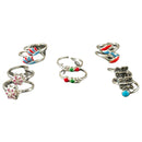 925 Sterling Silver Toe-rings (Pack of 5 Pairs)- Set