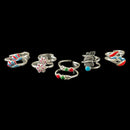 925 Sterling Silver Toe-rings (Pack of 5 Pairs)- Set