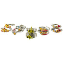 925 Sterling Silver Toe-rings (Pack of 5 Pairs)- Set