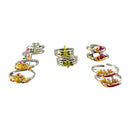 925 Sterling Silver Toe-rings (Pack of 5 Pairs)- Set