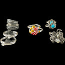 925 Sterling Silver Toe-rings (Pack of 5 Pairs)- Set