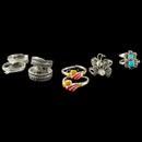 925 Sterling Silver Toe-rings (Pack of 5 Pairs)- Set