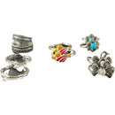 925 Sterling Silver Toe-rings (Pack of 5 Pairs)- Set