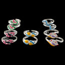 925 Sterling Silver Toe-rings (Pack of 5 Pairs)- Set