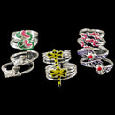 925 Sterling Silver Toe-rings (Pack of 5 Pairs)- Set
