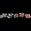 925 Sterling Silver Toe-rings (Pack of 5 Pairs)- Set