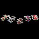 925 Sterling Silver Toe-rings (Pack of 5 Pairs)- Set