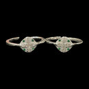 925 Sterling Silver CZ Toe-rings - Design