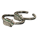 925 Sterling Silver CZ Toe-rings - Design