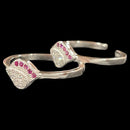 925 Sterling Silver CZ Toe-rings - Design