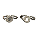 925 Sterling Silver CZ Toe-rings - Design