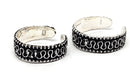 925 Sterling Silver Multicolor Toe-rings - Design