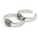 925 Sterling Silver CZ Toe-rings - Design