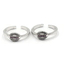 925 Sterling Silver CZ Toe-rings - Design