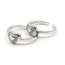 925 Sterling Silver CZ Toe-rings - Design