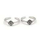 925 Sterling Silver CZ Toe-rings - Design