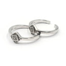 925 Sterling Silver CZ Toe-rings - Design
