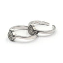 925 Sterling Silver CZ Toe-rings - Design