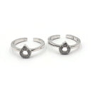 925 Sterling Silver CZ Toe-rings - Design
