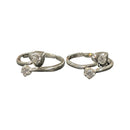 925 Sterling Silver CZ Toe-rings - Design