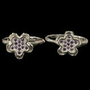 925 Sterling Silver CZ Toe-rings - Design