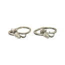 925 Sterling Silver CZ Toe-rings - Design