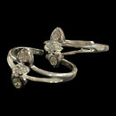 925 Sterling Silver CZ Toe-rings - Design
