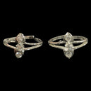 925 Sterling Silver CZ Toe-rings - Design