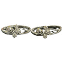 925 Sterling Silver CZ Toe-rings - Design