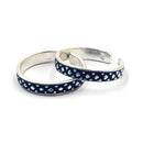 925 Sterling Silver Multicolor Toe-rings - Design