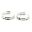 925 Sterling Silver Multicolor Toe-rings - Design