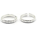 925 Sterling Silver Multicolor Toe-rings - Design