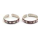 925 Sterling Silver Multicolor Toe-rings - Design