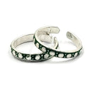 925 Sterling Silver Multicolor Toe-rings - Design