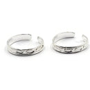 925 Sterling Silver Multicolor Toe-rings - Design