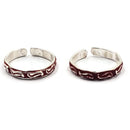 925 Sterling Silver Multicolor Toe-rings - Design